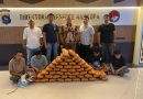 Ditresnarkoba Polda Sumbar Tangkap 4 Pemuda Terkait Narkoba, 47 Paket Besar Ganja Disita