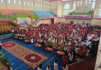 Halal Bi Halal Pasukuan Caniago Lubuk Basung, 1000 Orang Padati GOR Rang Agam