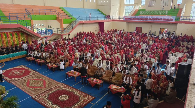 Halal Bi Halal Pasukuan Caniago Lubuk Basung, 1000 Orang Padati GOR Rang Agam
