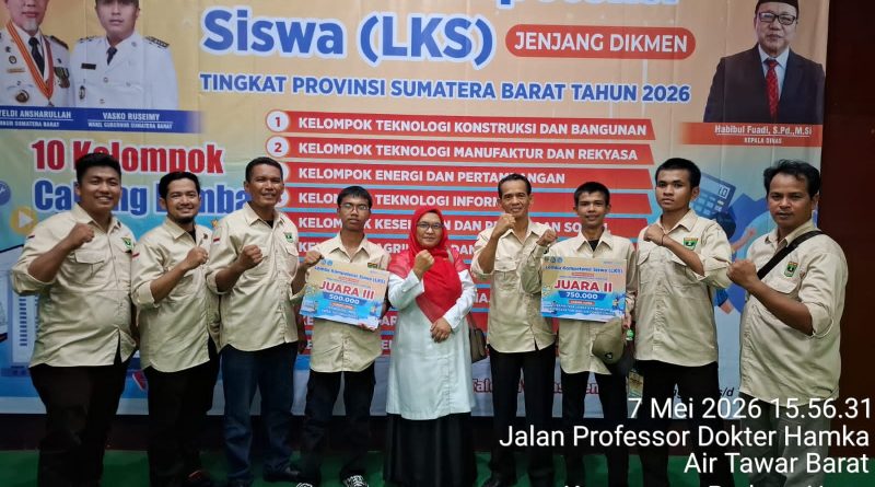 SMKN 1 Tanjung Raya Ukir Prestasi Cemerlang di LKS Tingkat Provinsi: Bukti Nyata Kualitas dan Daya Saing